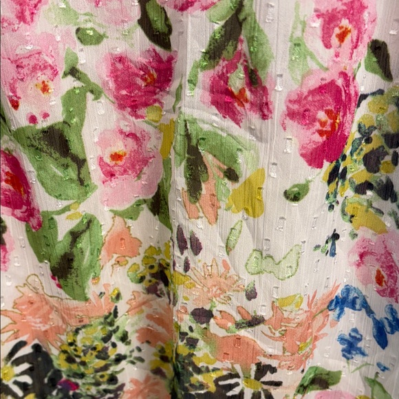 Floral Print Women's Blouse - Picture 4 of 12